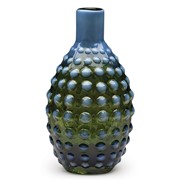 Morocco Oval Vase - Blue/Green 504005B