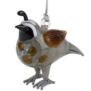 Glassdelights Ornament - Quail 26931