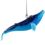 Glassdelights Ornament - Blue Whale 26892