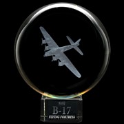 Crystal Sphere - B-17 Flying Fortress 51208-B17