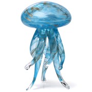 Standing Jellyfish - Blue Gold Glow 25463BG