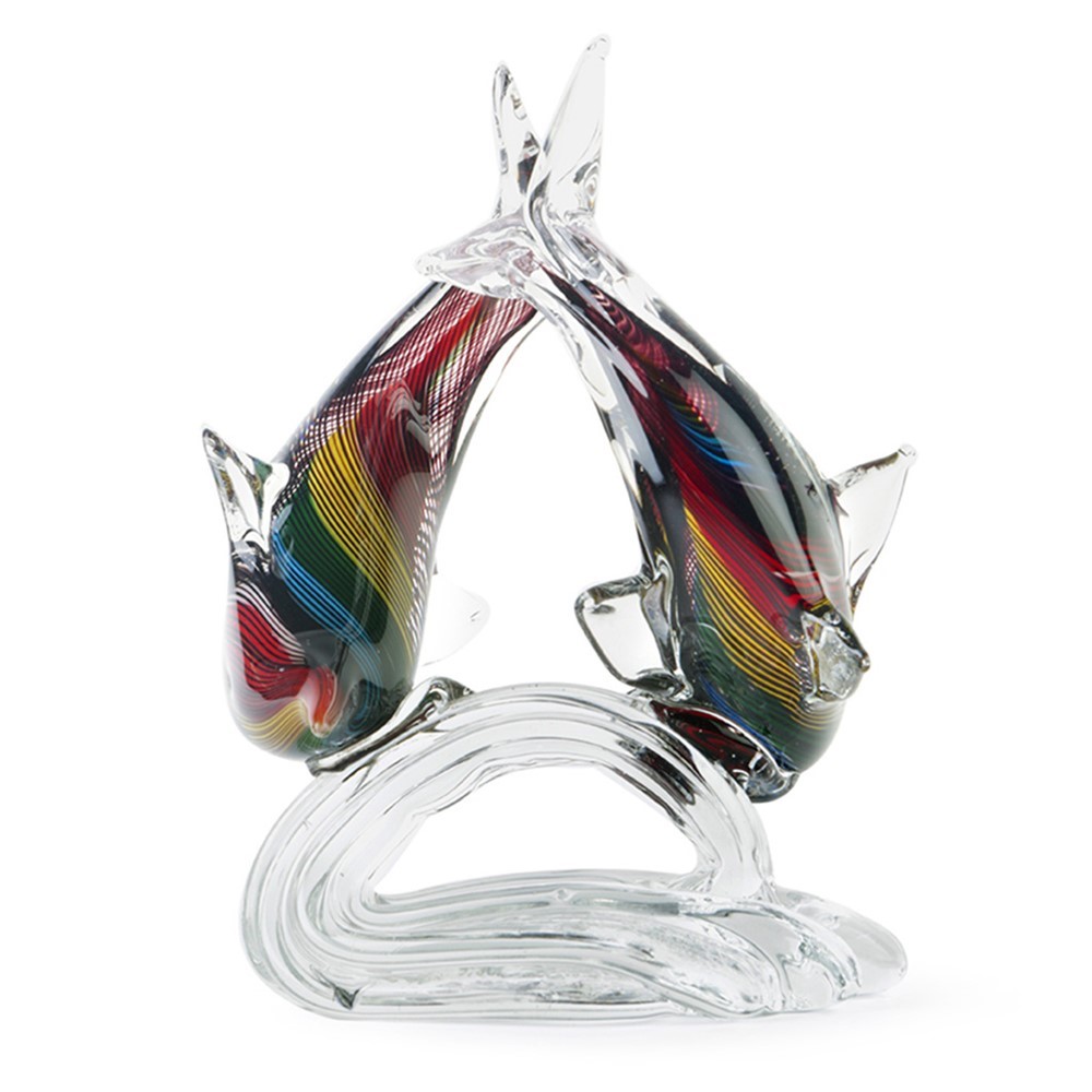 Rainbow Twist Dancing Dolphins