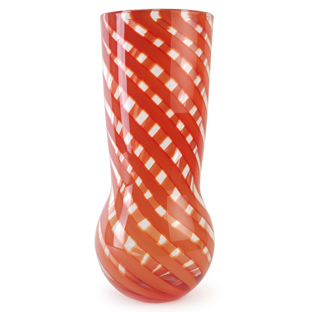 Bulb Vase - Red Ribbon 26592B