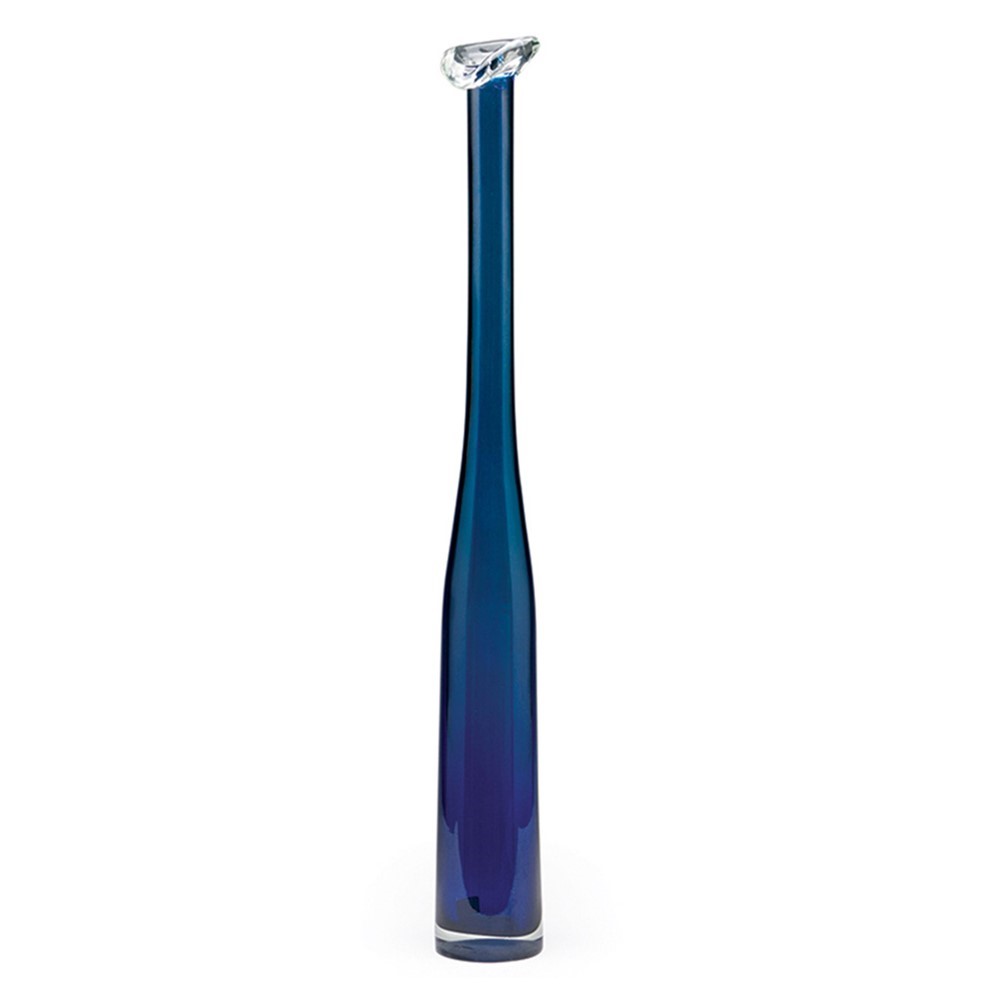 Bottle Rim Vase - Cobalt 504004B