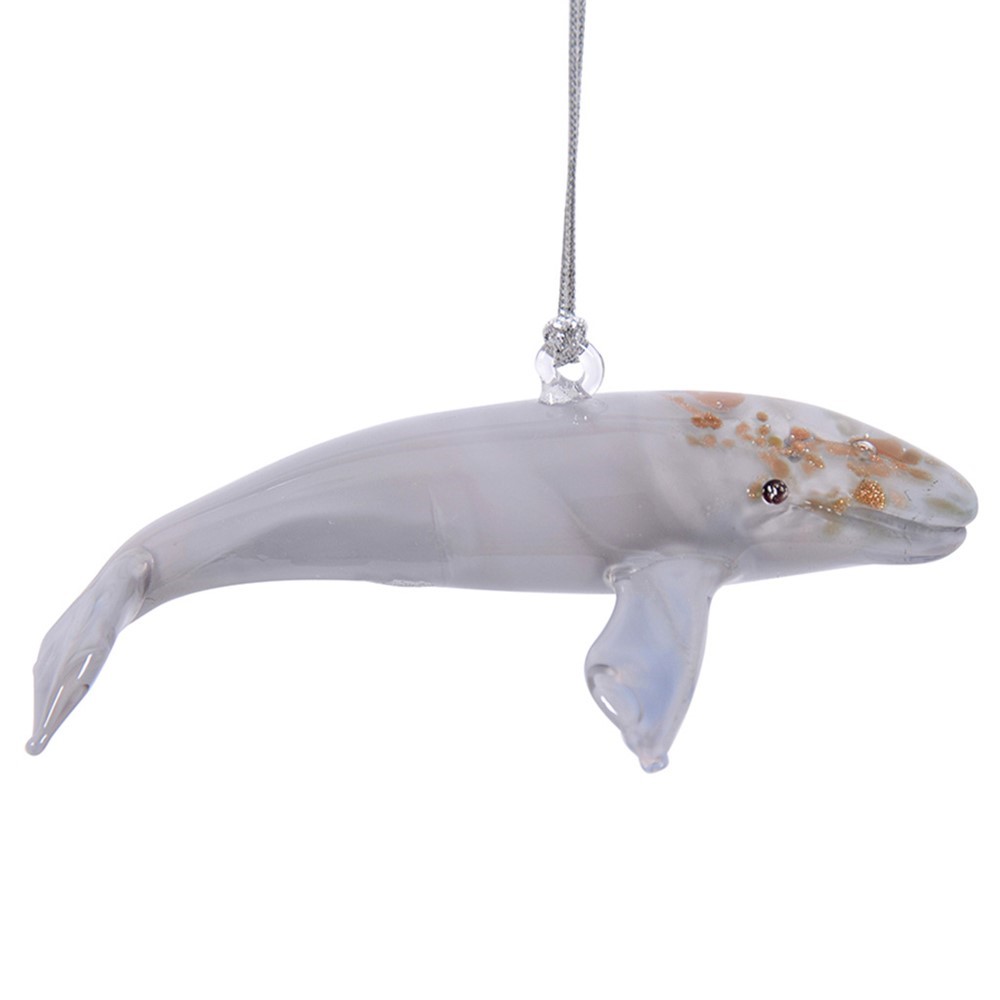 Glassdelights Ornament Grey Whale 26884