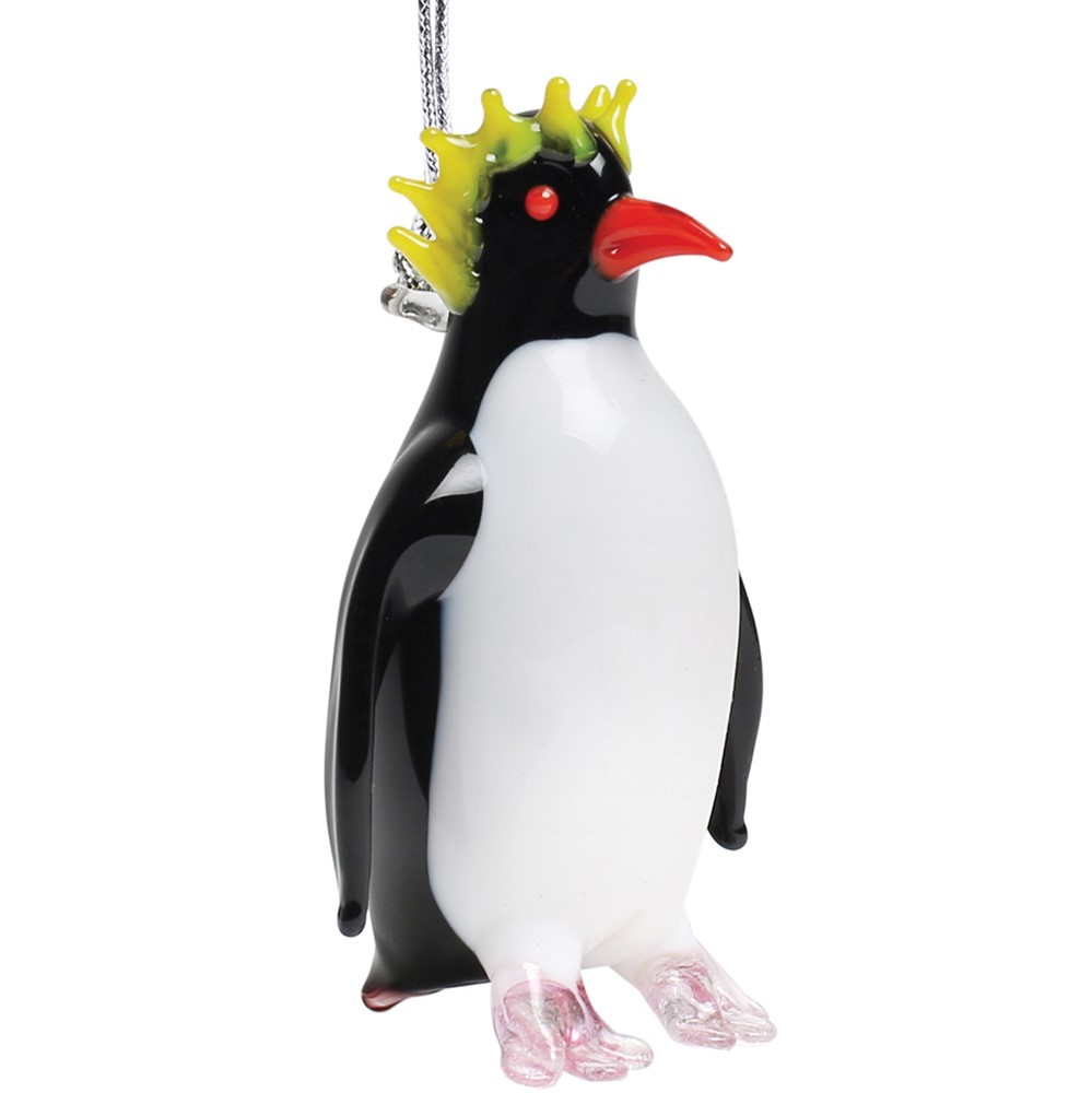 Glassdelights Ornament Rockhopper Penguin 26885