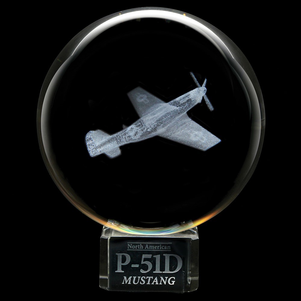 Crystal Sphere - P-51D Mustang 51208-P51D