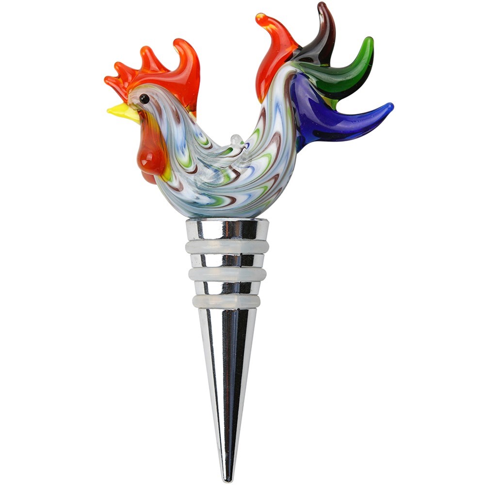 Rooster Wine Stopper 83924