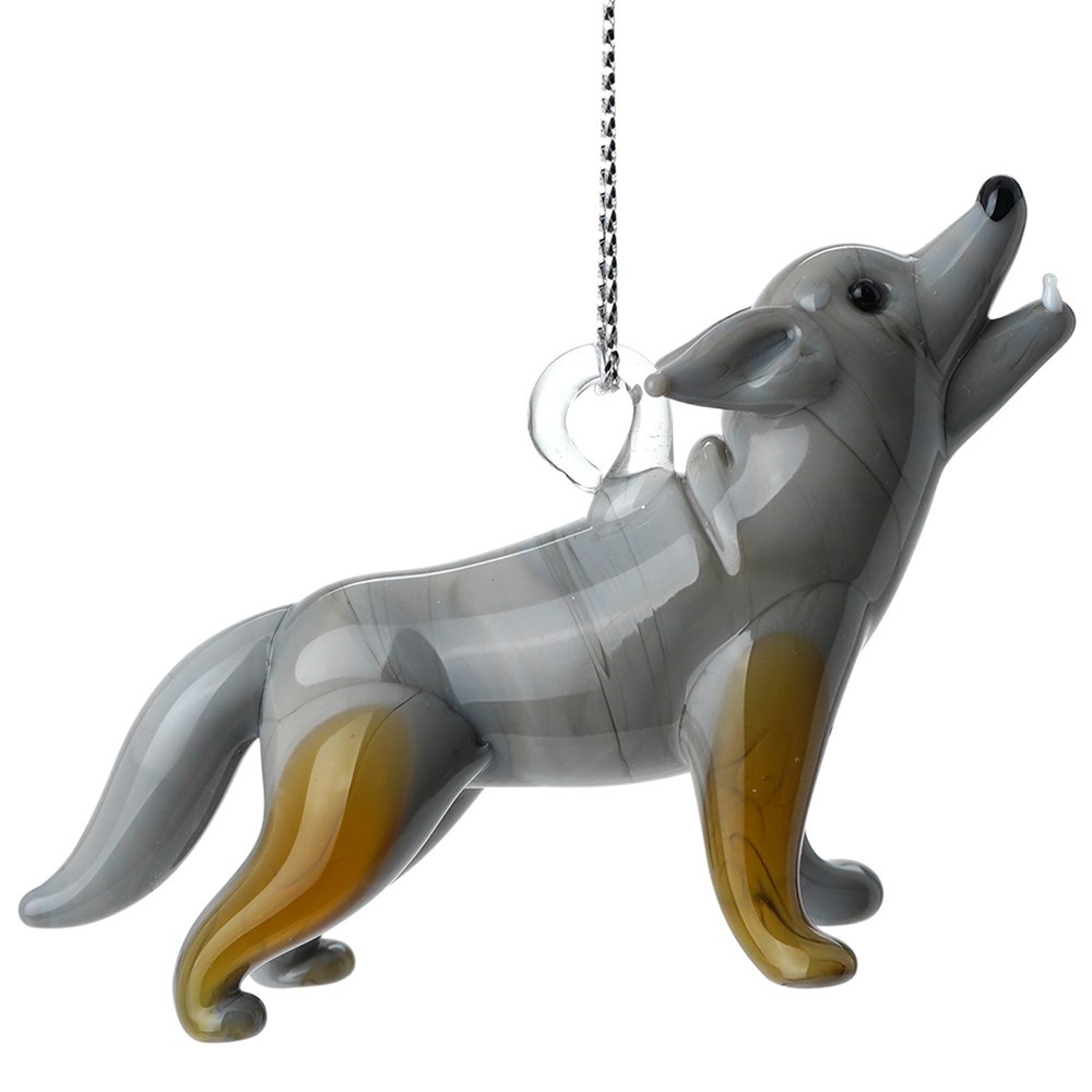 Glassdelights Ornament - Wolf 26915