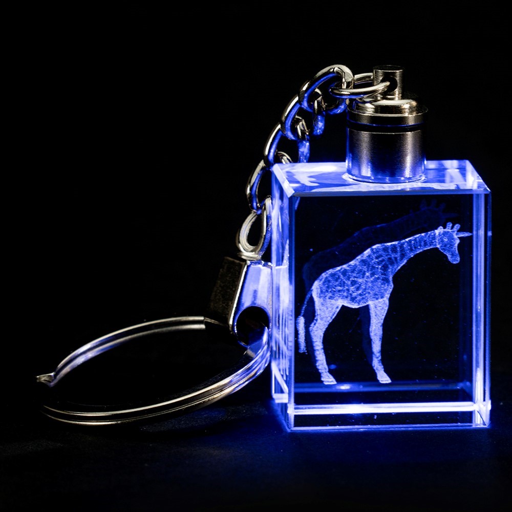 Crystal Keychain - Giraffe