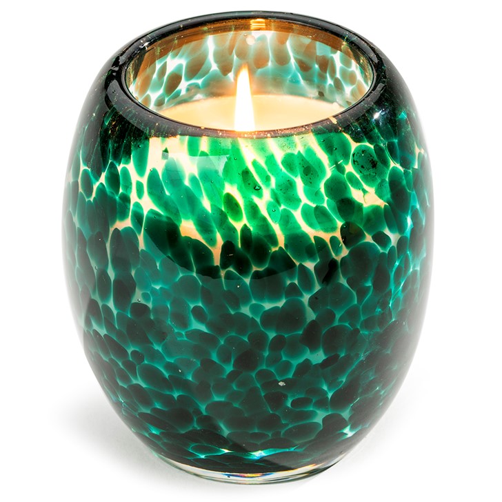 Glisten Glass Candle Starfish Teal Glow | Dynasty Gallery