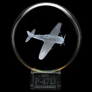 Crystal Sphere - P-47D Thunderbolt 51208-P47D View 2