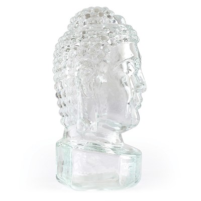 Modern female glass head