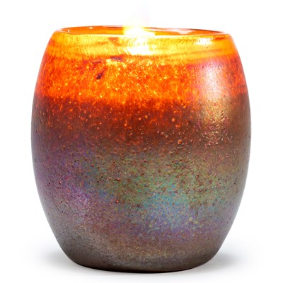 Glisten Glass Candle Rainbow Stripe | Dynasty Gallery