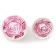 Small Paperweight - Pink Rose 95309 View 4