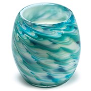 Glisten + Glass Candle - Rippled Waves 28212AQ-CL View 4