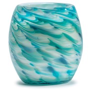 Glisten + Glass Candle - Rippled Waves 28212AQ-CL View 5