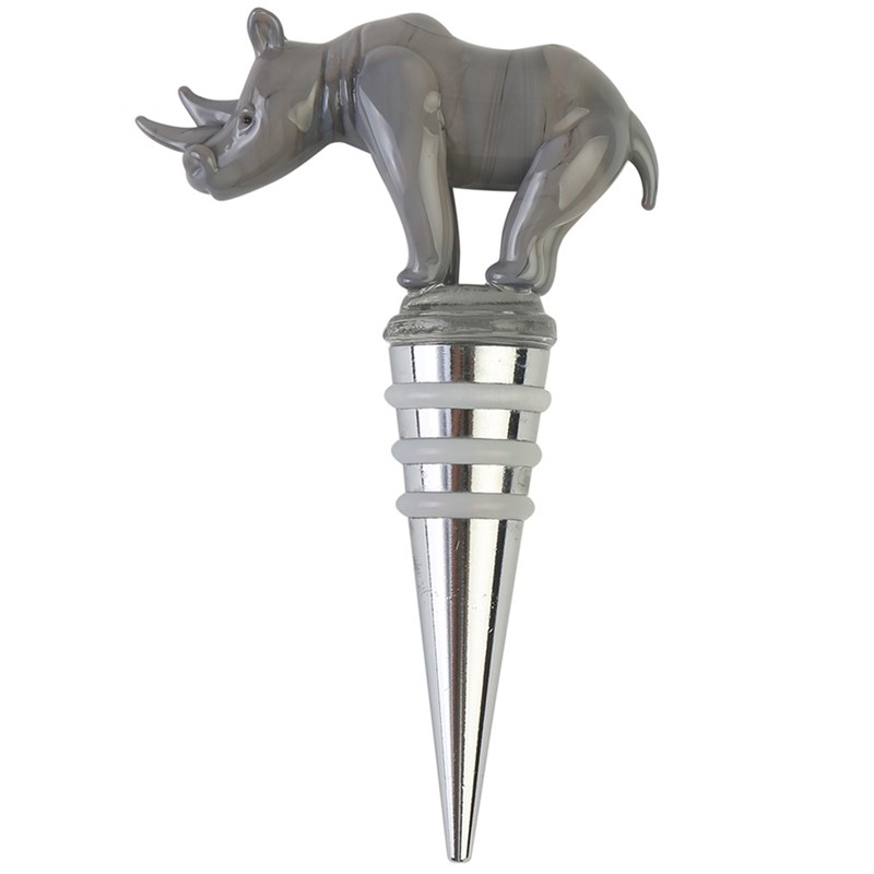 Rhino Wine Stopper