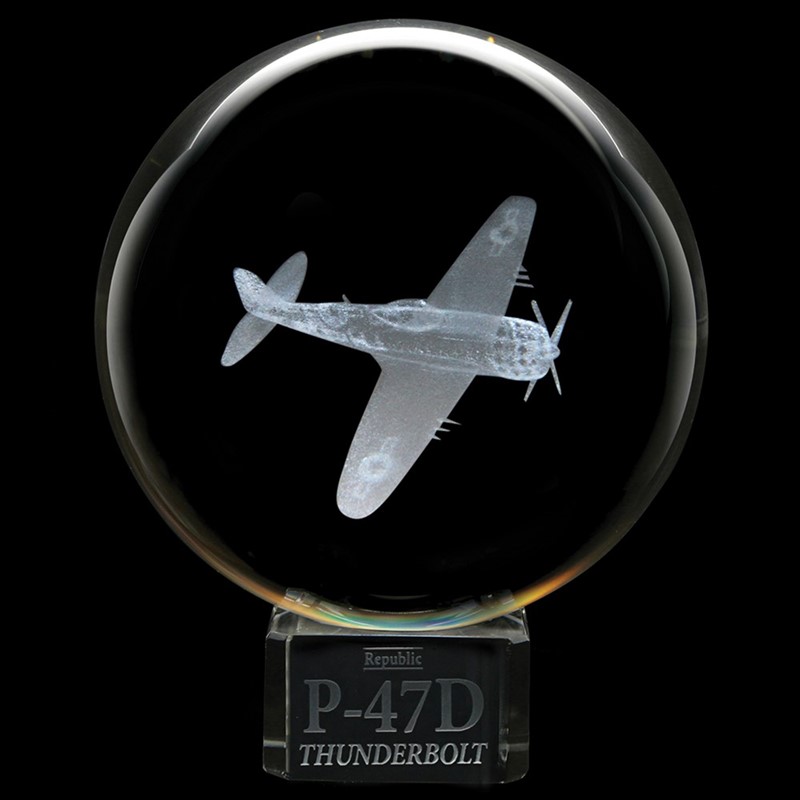 Crystal Sphere - P-47D Thunderbolt