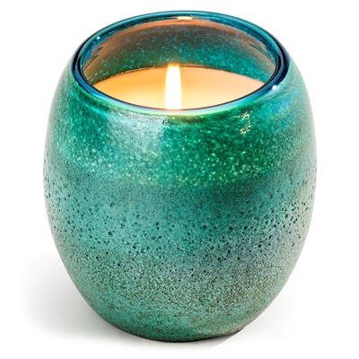 Glisten Glass Candle Starfish Teal Glow | Dynasty Gallery