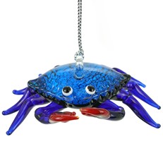 Glassdelights ornament - Blue Crab